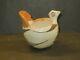 Antique Acoma Native American Pottery Bird Effigy Bowl