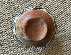 Antique Acoma Native American Pueblo Pottery Olla Polychrome with Zuni Influence