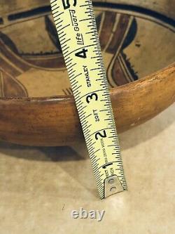 Antique HOPI NATIVE AMERICAN INDIAN BOWL FROM 1917 Catalina Island