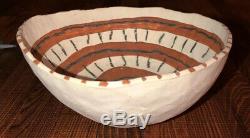 Antique Handmade Native American Lakota Sioux Bowl South Dakota