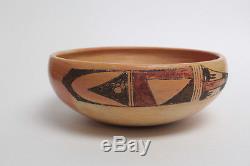 Antique Hopi Native American Bowl from 1930's by Lucy Tsie