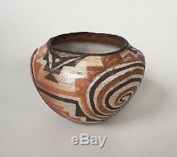 Antique Laguna Acoma Pueblo Southwest Native American Indian Pottery Olla Pot