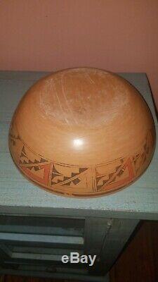 Antique Large Hopi Pueblo Pottery Native American Indian