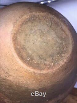 Antique Large Santo Domingo Pueblo Pot Jar, H 9, D9.5 Native American Pottery
