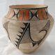 Antique Native American Acoma Pottery Polychrome Jar Pot Vase Olla Southwest
