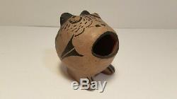 Antique Native American Cochiti Pottery Very Old Frog Effigy
