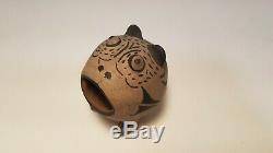 Antique Native American Cochiti Pottery Very Old Frog Effigy