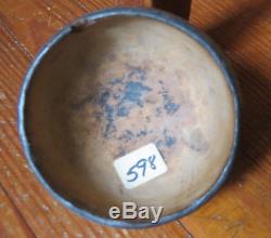 Antique Native American Decorated Pottery Bowl