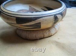 Antique Native American Hopi Pottery Bowl Nampeyo Sityaki Native American