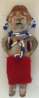 Antique Native American Indian Mojave Pottery Clay Doll