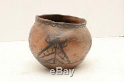 Antique Native American Indian Pottery Pot Effigy Bowl Dish Ancient Old Mojave
