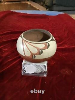 Antique Native American Indian Pottery Small Bowl Hopi Tribe