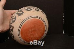 Antique Native American Indian Pueblo Pottery Bowl Santo Domingo VTG polichrome