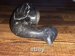 Antique Native American Mississippian Pottery Bird Effigy Pipe