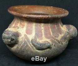 Antique Native American Olla Pot Turtle Fish Clay Pottery Bowl Jar Vessel Jug