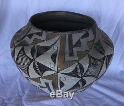 Antique Native American Polychrome Pottery Olla -Acoma