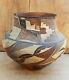 Antique Native American Pot 10 1/2 D 8 3/4 T Acoma Old Indian Pottery