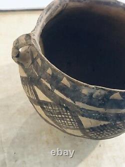 Antique Pre Historic Native American Indian Pottery Pot Seed Jar
