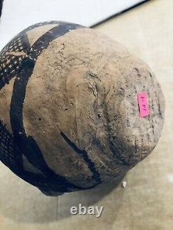 Antique Pre Historic Native American Indian Pottery Pot Seed Jar
