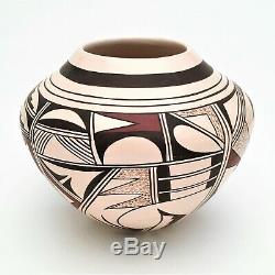 Antique RARE Hopi Indian Pottery Pot by Joy Navasie 2nd Frog Woman