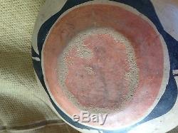 Antique Santo Domingo Chili Bowl Pot Pottery Native American DG02