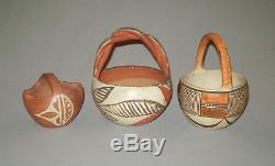 Antique vtg 1900s Grp 13 Native American Indian Pottery Acoma Hopi Zia Bowl Pot