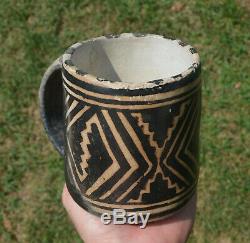 Authentic Ancient Native American Anasazi Pottery Mug