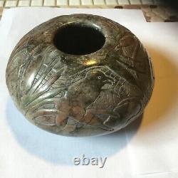 Authentic Carl Gray Witkop Native American Pottery Vessel Amazing Piece