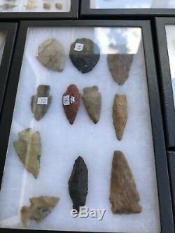 Authentic Indian Artifact Native American Collection Relic Lot Arrows Pottery