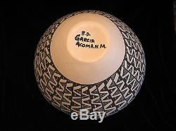 B. D. Garcia Native American Indian Acoma Pueblo Pottery Eye Dazzler
