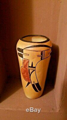 Beautiful Antique Hopi Pueblo Pottery Hano Polychrome Native American Indian