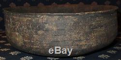 Beautifully Engraved Friendship Bowl Pottery Authentic Indian Artifact