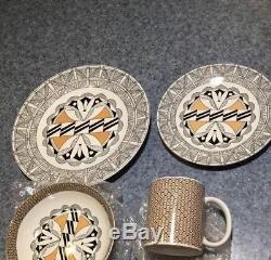 Brenda Charlie Collection Native American Indian Dish Set Acoma NM Southwest