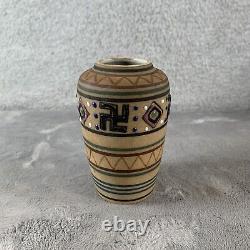 Brushed Pottery Zuni Art Native American Style 4 inches x 2.5 Wide From 1915s