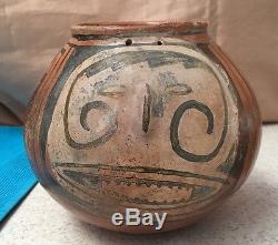 Casas Grandes Polychrome PreHistoric PreColumbian Arizona Effigy Pottery Bowl