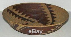 DAVID SALK Ceramicist Ethnic Native American Studio Pottery Basket Design Bowl