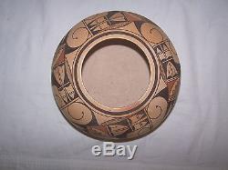 Dee Setalla Hopi Pottery Hand Coiled 8 diameter x 4 high Excellent Condition