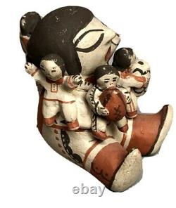 Dorothy Trujillo Cochiti Pueblo Storyteller Native American 4 Children Figurine