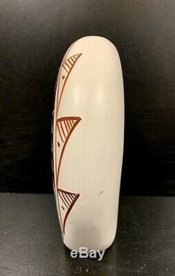 Dream Catcher Vase Horse Hair Pottery Native American Navajo Signed