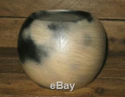 Earl Robbins Catawba Indian Pottery Bowl Vase Native American S. C. With Paperwork