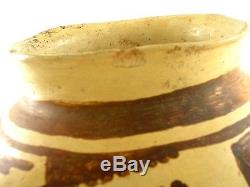 Early Anasazi Hohokam Polichrome Native American Pottery Jar Flared Rim Gila Az