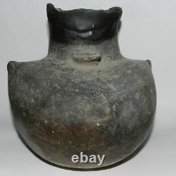 Early Ancestral Pueblo Indian Pottery Jar Pot Vase 3 sided 6.5 Artifact As Is