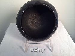 Early Margaret Tafoya Pottery, Santa Clara, signed, fired black, original