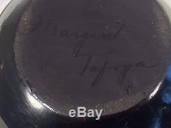 Early Margaret Tafoya Pottery, Santa Clara, signed, fired black, original