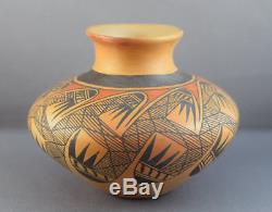 Elton Nampeyo (b. 1953) Hopi Sikyatki Revival Migration Pattern Pottery Bowl