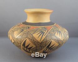 Elton Nampeyo (b. 1953) Hopi Sikyatki Revival Migration Pattern Pottery Bowl