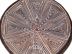 Emma Lewis Acoma Pottery Plate Native American Polychrome Small