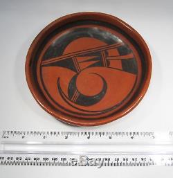 Estate Vintage HOPI Native American Pottery Plate Saucer NPL-10