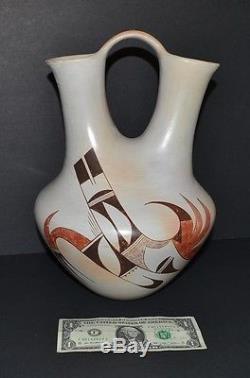 Extra Large Joy Navasie (FrogWoman) Native American Hopi Wedding Vase