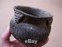 Fine Authentic Kent Incised Mississippian Pottery Jar From St. Francis Co Ark